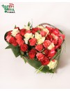 "Mixed Rose Heart"