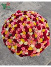 Luxurious bouquet of 333 multi-colored roses