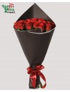 Bouquet RED in BLACK