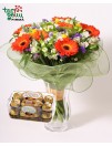 Flowers Bouquet ROMANCE + gift